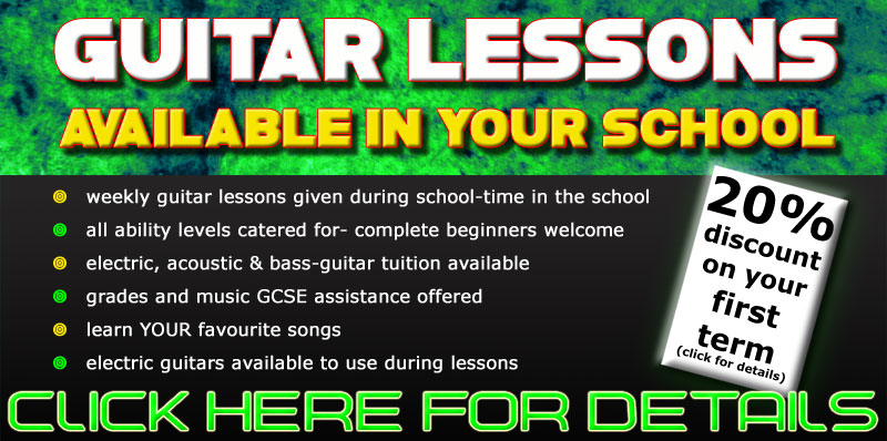Click here for guitar lessons in schools